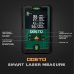 متر لیزری دیجیتال Ogeto متر 50