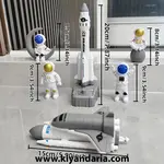 ست اسباب بازی 4 فضانورد و 2 راکت
