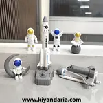 ست اسباب بازی 4 فضانورد و 2 راکت
