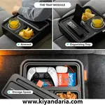 سینی چندمنظوره CouchConsole نظم دهنده حرفه ای مبل و خودرو-مشکی، نمای کلی