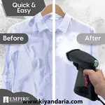 اتو بخار دستی لباس امپایر مدل PRNT_STEAMER – توان 1640 وات - مشکی، نمای دور