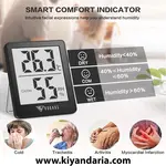دماسنج و رطوبت‌ سنج دیجیتال DOQAUS مدل DQDQHM001AB1 نمای کلی