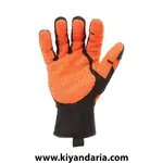 دستکش ایمنی ضد ضربه Ironclad مدل KONG SDX2-04-L سایز بزرگ - نارنجی