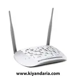 مودم روتر بی‌ سیم تی‌ پی‌ لینک مدل TD-W9970 – VDSL/ADSL با سرعت 300Mbps - سفید