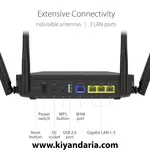 روتر بی‌ سیم دو بانده ایسوس مدل RT AX53U (AX1800) - مشکی