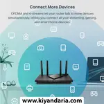 روتر بی سیم دو باند تی پی لینک مدل Archer AX55 با پشتیبانی از وای فای 6 - مشکی