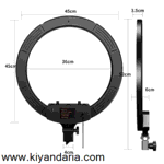 رینگ لایت آر جی بی MJ18 RGB RING LIGHT
