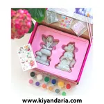 کیت نقاشی دخترانه یونیکورن PlumoToys-صورتی، نمای بالا
