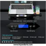 کول پدTopMate C11 Laptop نمای ابعاد