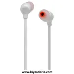 هندزفری بلوتوثی جی بی ال مدل JBL Tune 125BT Neckband Headphones رنگ سفید نمای هندزفری