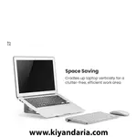 نما سمت چپ پایه ارگونومیک عمودی لپ تاپ Navodesk مناسب مک بوک و نوت بوک