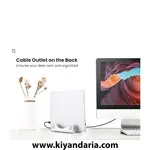 نما استفاده از پایه ارگونومیک عمودی لپ تاپ Navodesk مناسب مک بوک و نوت بوک