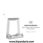 نما کامل پایه ارگونومیک عمودی لپ تاپ Navodesk مناسب مک بوک و نوت بوک