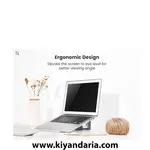 نما دیگر پایه ارگونومیک عمودی لپ تاپ Navodesk مناسب مک بوک و نوت بوک