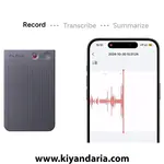 دستگاه ضبط صدای هوشمند PLAUD NOTE با قابلیت تبدیل صدا به متن نمای بالا