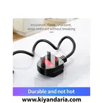  نما بالا کابل برق سه پین CYD با دوشاخه برق مدل Mickey Mouse