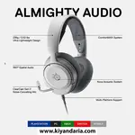 هدست گیمینگ سیمی SteelSeries مدل Arctis Nova 1P(سفید)
 نمای کناری