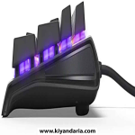 نمای بغل صفحه کلید گیمینگ مکانیکی SteelSeries Apex M750 RGB