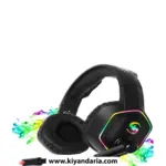 هدفون K-15 Stereo RGB Light Over-Ear Headphone, Black
