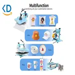 دستگاه حرارتی پرس حرارتی AKEYDIY مدل ۸ در ۱