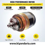 فن تهویه صنعتی SUNRISE مدل محوری 10 اینچ – موتور مسی 550 وات
