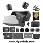 میکروفون بی سیم یقه ای فوق سبک DJI Mic Mini مدل2 TX + 1 RX + Charging Case
