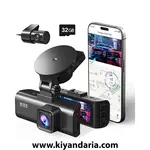 دوربین خودرو مدل REDTIGER F7NP با ضبط دوگانه جلو و عقب با کیفیت 4K نمای کلی