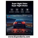 دوربین خودرو مدل REDTIGER F7NP با ضبط دوگانه جلو و عقب با کیفیت 4K نمای دید در شب