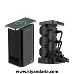  نما اتصال چندراهی 3 در 1 PEGANT با USB-C، شارژر بی سیم و 4 پورت USB