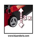 چمن زن Einhell مدل Power X-Change 18/30 نمای ارتفاع 