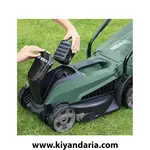 چمن زن شارژی بوش مدل CityMower 18 نمای  جای گذاری باتری
