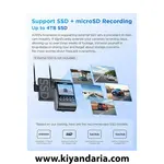 دوربین خودرو مدل VIOFO با کیفیت 4K و 60 فریم بر ثانیه نمای مشخصات