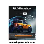 دوربین آینه ای خودرو 4K مدل WOLFBOX G840S نمای پارک خودرو