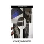 پنل دوش LED دار مدل Zappo نمای اجزا