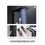 پنل دوش LED دار مدل Kemaidi، نمای اجزا