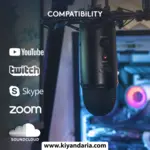 میکروفون استدیویی Logitech Blue Yeti-مشکی نمای کنار