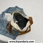 کیف دوشی زنانه وینتاژ مدل BH28162 با ظرفیت بالا-خاکی
نمای بالا 