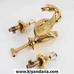 شیر روشویی دوتکه YCCUZA مدل Swan - طلایی
نمای بالا
