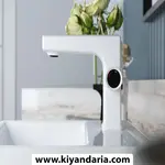 شیر روشویی دیجیتال MEJE LED - سفید
نمای کنار