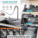 سینک ظرفشویی Visonixx مدل Sink with LED - مشکی
نمای کلی