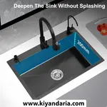 سینک ظرفشویی تک لگن JINSP مدل نانو - مشکی
نمای روبه رو 