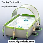 استخر بادی 1/9 متری تابستانی LIADUS inflatable-pool - رنگ آبی
نمای روبه رو 