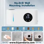 دستگاه دیواری اتوماتیک مایع ریز NALACAL مدل RV2304 - سفید
نمای دستگاه