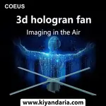 پروژکتور تبلیغاتی سه بعدی رومیزی coeus مدل P65 - مشکی
کلی