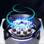 اجاق گاز خانگی رومیزی با گاز LPG نمای رو به رو