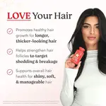 کپسول‌ های ویتامین بیوتین رشد مو برند HAIRtamin نمای تبلیغاتی