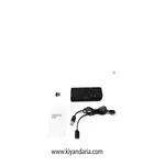 کیبورد مینی بی سیم برندRii X1 نمای اجزا
