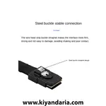 نما مشخصات کابل داخلی Mini SAS به SAS با تقسیم برق SATA