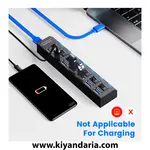  نما دیگر هاب شبکه USB 3.0، تقسیم‌ کننده چند پورت ، افزایش‌ دهنده آداپتور برق نسخه 3.0