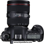 دوربین عکاسی دیجیتال CANON EOS 5D MARK IV + EF 24-105mm F/4L II USM SLR KIT 30.4MP CMOS 6720 X 4480PIXELS-دوربین از زاویه بالا